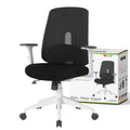 Ergonomic Swivel Office Chair with Lumbar Adjust (Black) C62332