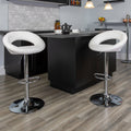 2 Pack Vinyl Adjustable Height Barstool D267963