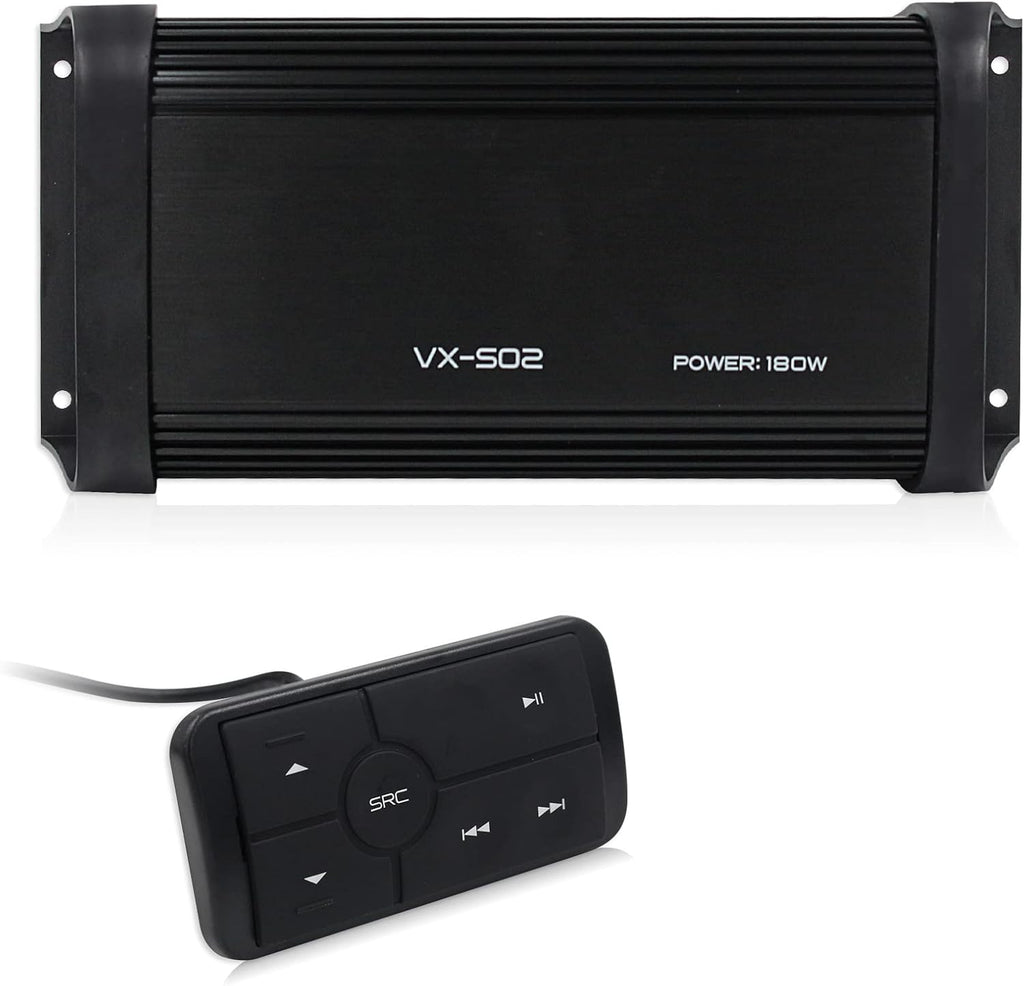 180 Watts 4 Channel Waterproof Marine Bluetooth Amplifier W34054