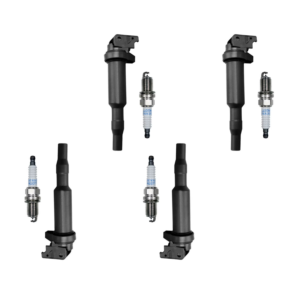 Set of 4 Ignition Coils and Denso Platinum Spark Plugs O778
