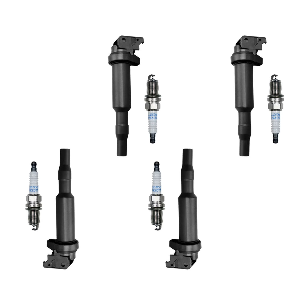 Set of 4 Ignition Coils and Denso Platinum Spark Plugs O778