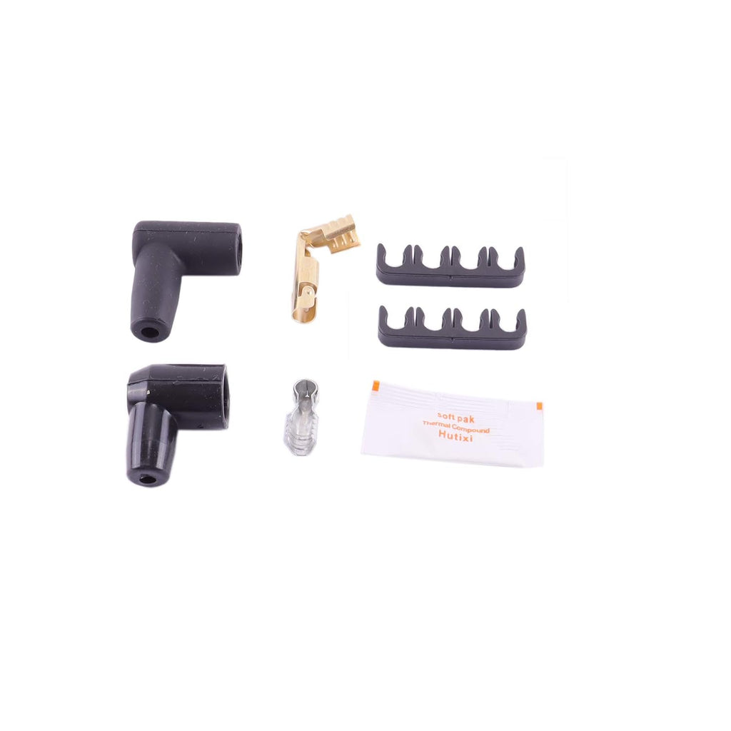 Red Cap HEI Distributor and Spark Plug Wires Combo Kit for Chevy 350 V8 N4611