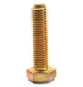 3/4 inch-16 x 2 1/4 inch Fine Thread Grade 8 Hex Cap Screw Yellow Zinc Plated Pk 10 G286811