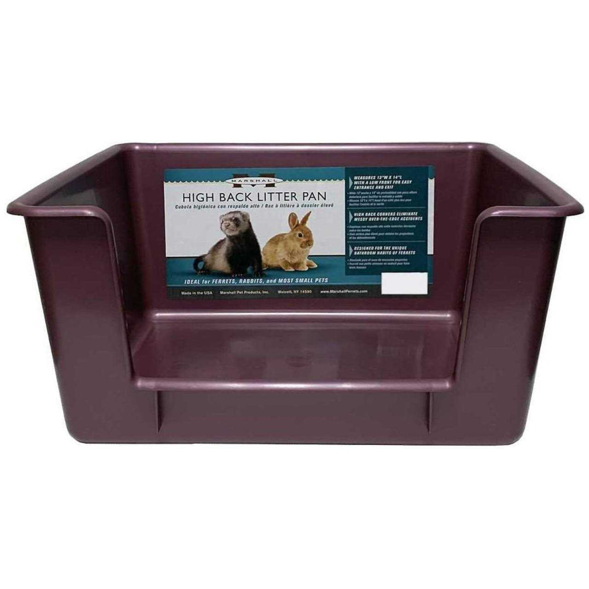 High Back Litter Pan F885