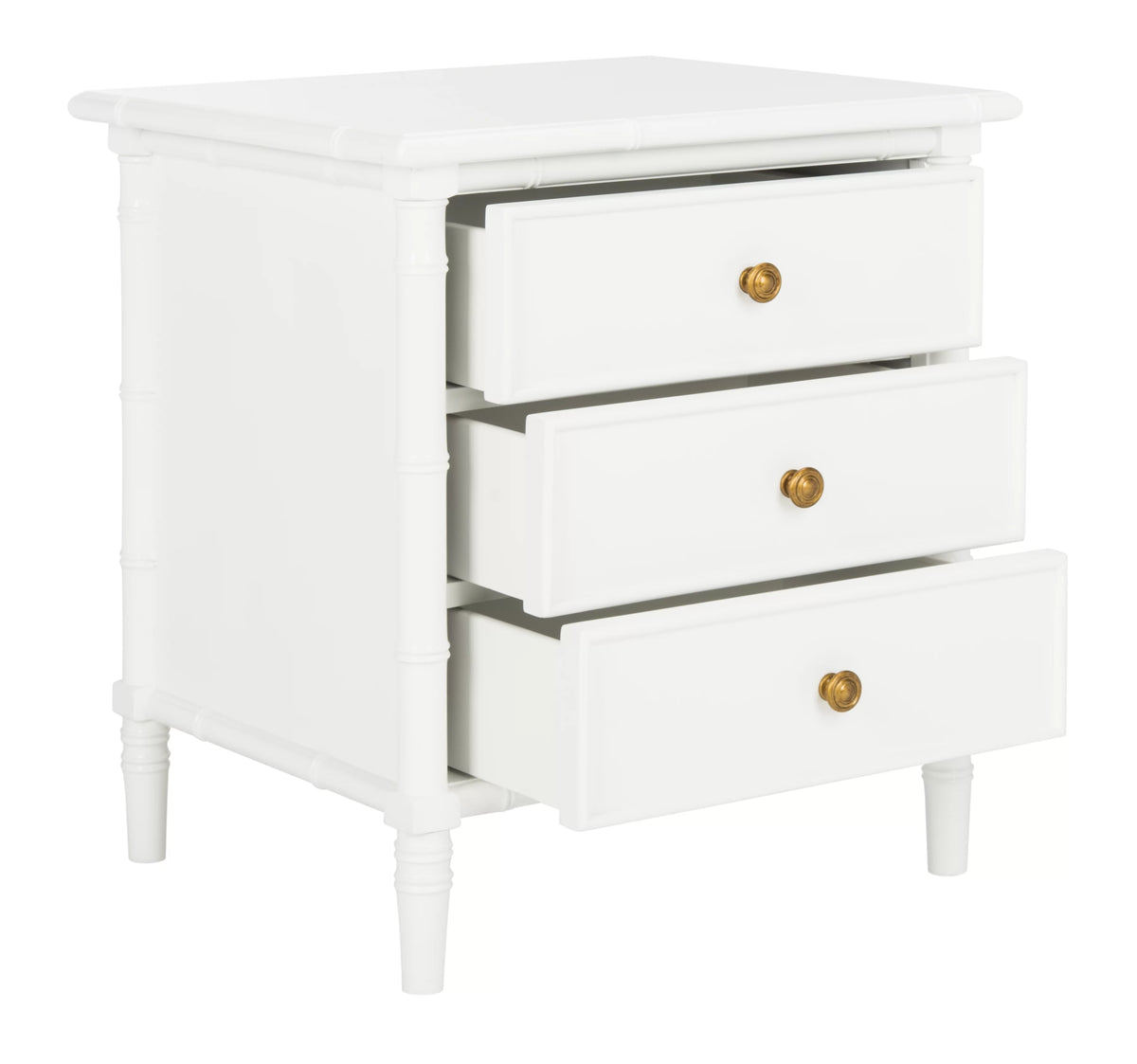 3 Drawer Bamboo Nightstand T355