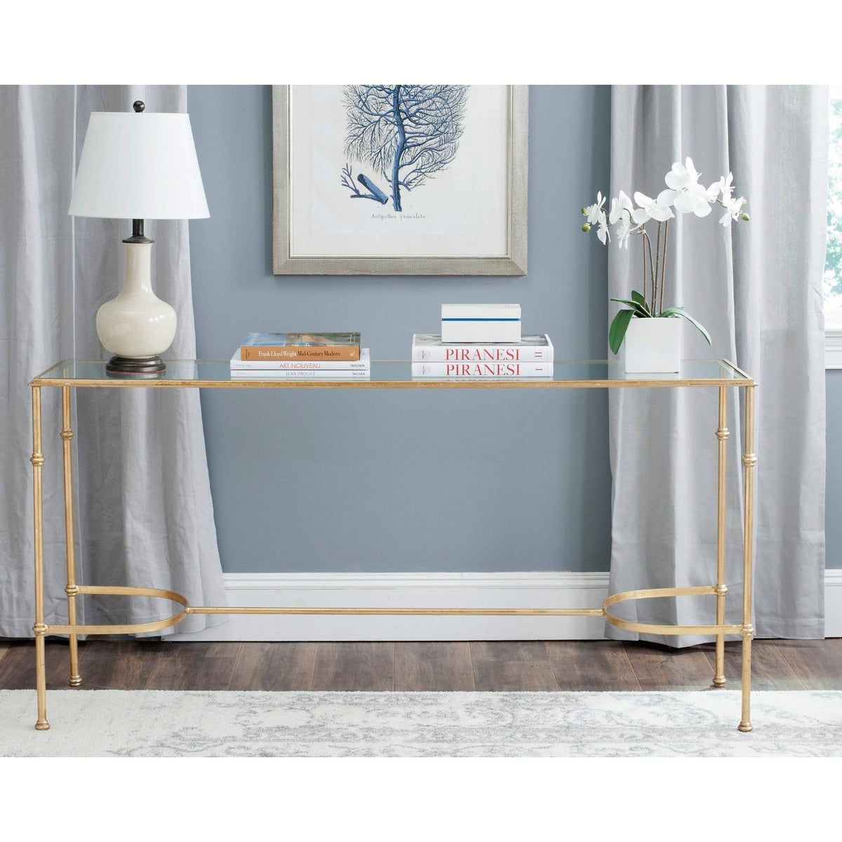 Gold Console Table A31573