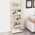 Solid Wood Ladder Bookcase N8961