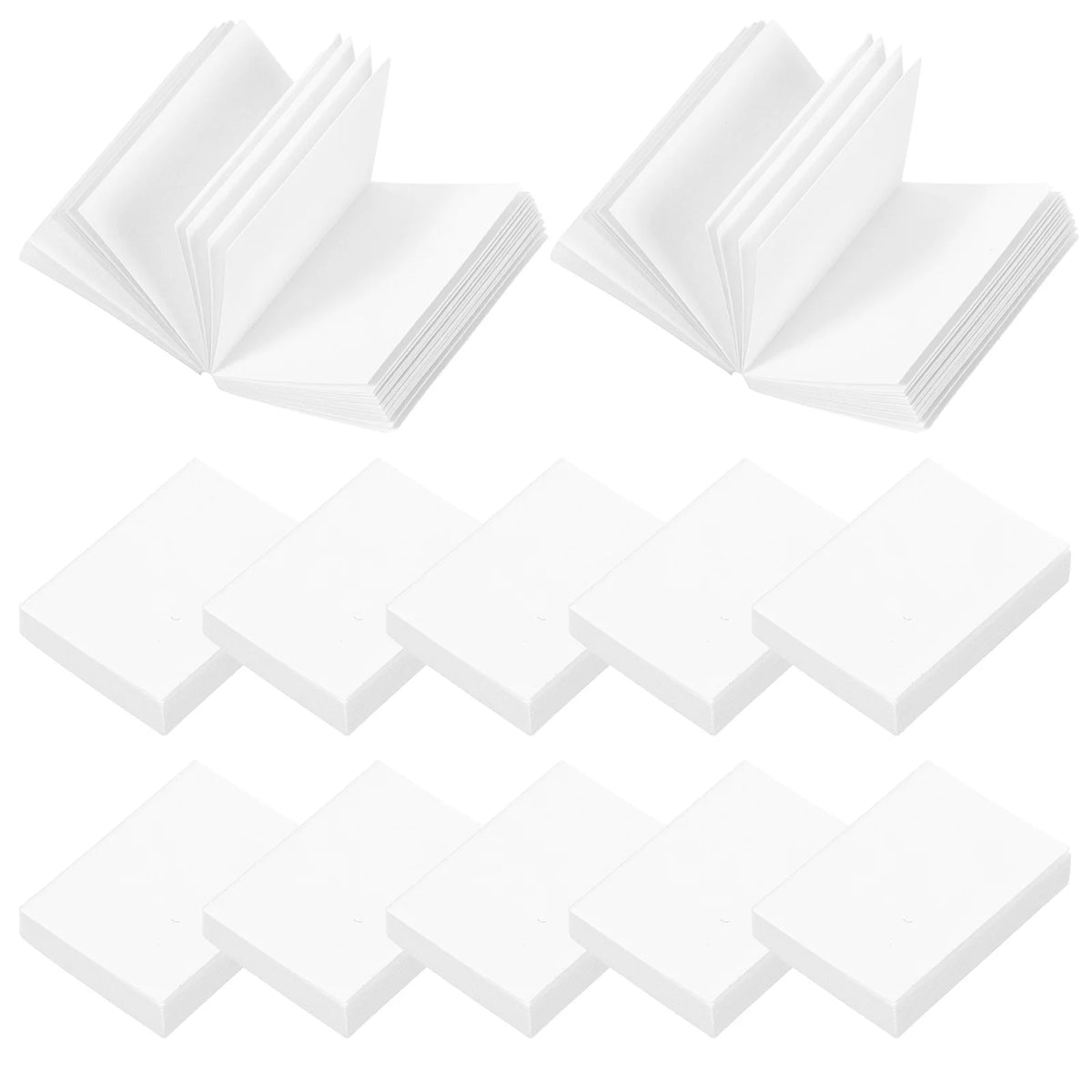 20pcs Doll House Mini Books Blank Paintable Models Prop A57060